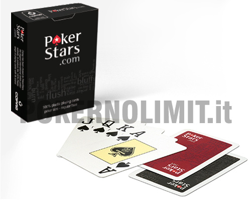 accessori di poker - carte copag pokerstars originali dorso nero