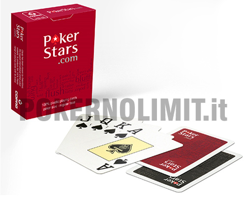accessori di poker - carte copag pokerstars originali dorso rosso