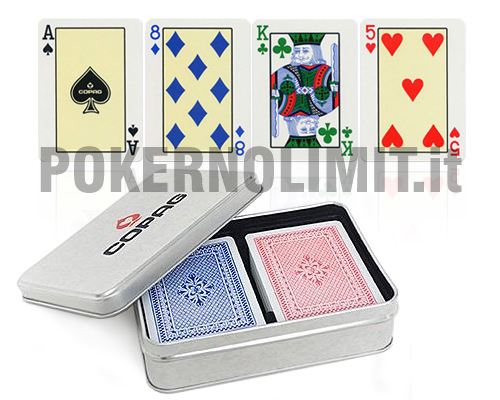 accessori di poker - carte copag spring edition plastica