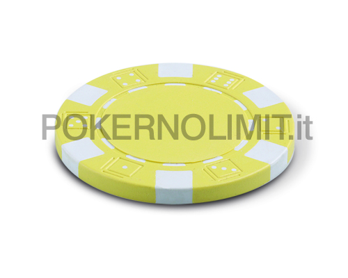 accessori di poker - juego 100 fiches dice giallo