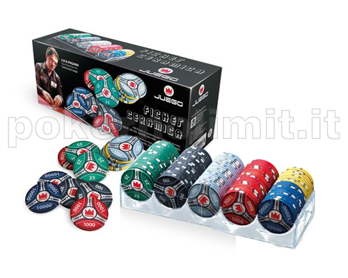 accessori di poker - juego 100 fiches in ceramica fith