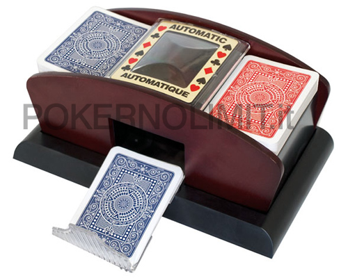 accessori di poker - mescolatore di carte automatico in legno modiano