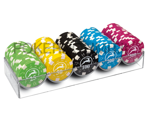 accessori di poker - modiano 100 fiches poker dice valori medi 14 gr
