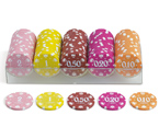 accessori per il poker - Juego - 100 Fiches Cash 14 gr. "Conf. A"