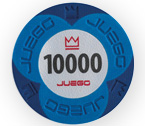 accessori per il poker - Juego - 100 Fiches Pro Embossed val. 10000 e 25000