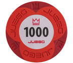 accessori per il poker - Juego - 100 Fiches Pro Embossed valore 1000
