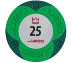 accessori per il poker - Juego - 100 Fiches Pro Embossed valore 25