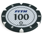accessori per il poker - 100 Fiches Tournament 14 gr. Black 100 FITH