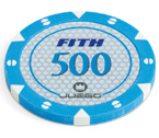 accessori per il poker - 100 Fiches Tournament 14 gr. Blue 500 FITH