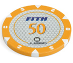 accessori per il poker - 100 Fiches Tournament 14 gr. Orange 50 FITH