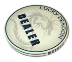 accessori per il poker - Button Dealer ceramica Lucky Dragon