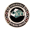 accessori per il poker - Card Guard Unbeatable Poker Hand  - Silver