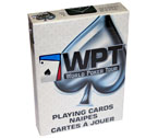 Carte Poker Bee WPT standard index dorso bianco Blister