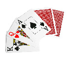 52 Carte Poker (100% plastica) col. Blu