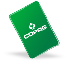 accessori per il poker - Cut Card Copag Verde