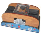 accessori per il poker - Mescolatore carte automatico in legno (1 - 2 mazzi)