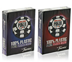 accessori per il poker - Display 12 mazzi - Carte Fournier  WSOP 100% plastica