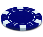 accessori per il poker - Juego - 100 Fiches Dice 11,5 gr. Blu 