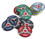 accessori per il poker - Juego - 100 Fiches in ceramica
