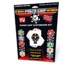 accessori per il poker - Kit personalizzazione fiches chips per Texas hold'em 