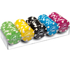 accessori per il poker - Modiano - 100 Fiches dice valori medi