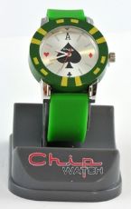 accessori per il poker - ChipWatch - Orologio Poker Verde