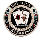 accessori per il poker - Card Guard  Ace & King - Silver