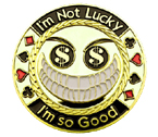 accessori per il poker - Card Guard  Im Not Lucky - Gold