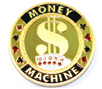 accessori per il poker - Card Guard Money Machine - Gold