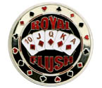 accessori per il poker - Card Guard Royal Flush - Silver