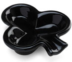 accessori per il poker - Posacenere in ceramica - Seme di Fiore Nero