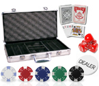 accessori per il poker - Set Fiches 300 Chips AK Design Clay Composite 11,5 gr.