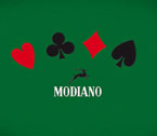 accessori per il poker - Tappeto Poker Modiano 4 semi, ricamato