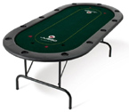 accessori per il poker - Tavolo Poker Texas Hold'em Juego 240x140 Verde